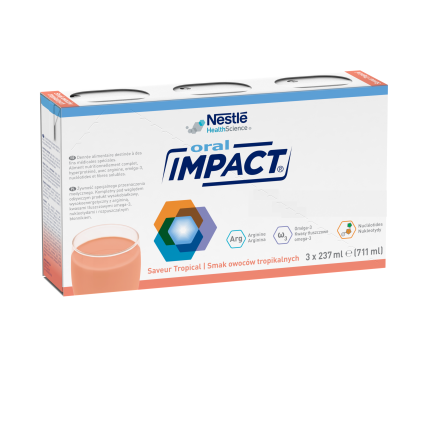 Papilduztura dzēriens Nestlé IMPACT ORAL 3 x 237ml 1