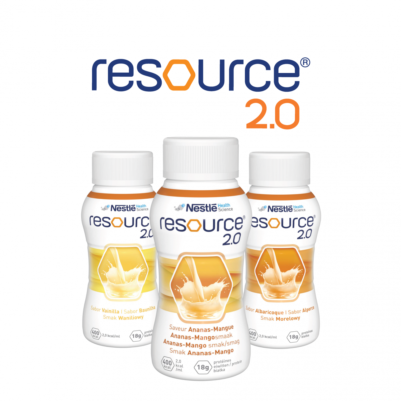 Papilduztura dzēriens Nestlé RESOURCE 2.0, 4 x 200 ml Papilduztura dzēriens Nestlé RESOURCE 2.0, 4 x 200 ml
