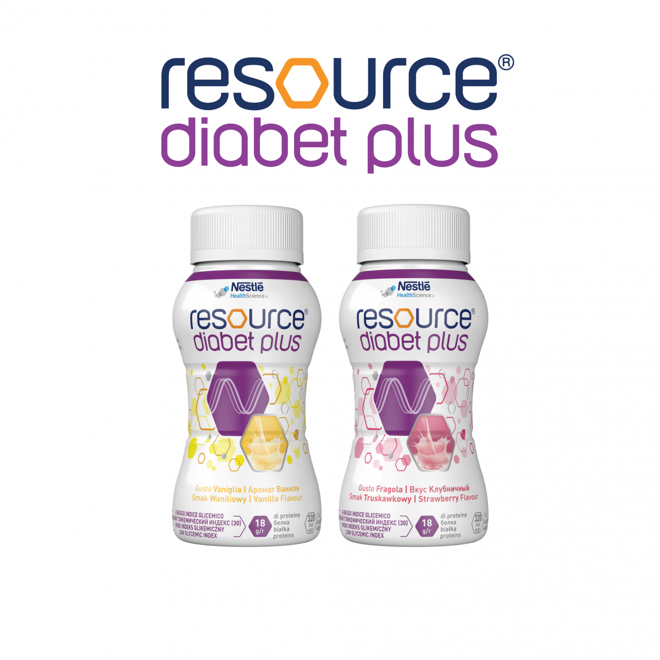 Papilduztura dzēriens Nestlé RESOURCE DIABET PLUS, 4 vnt. x 200 ml