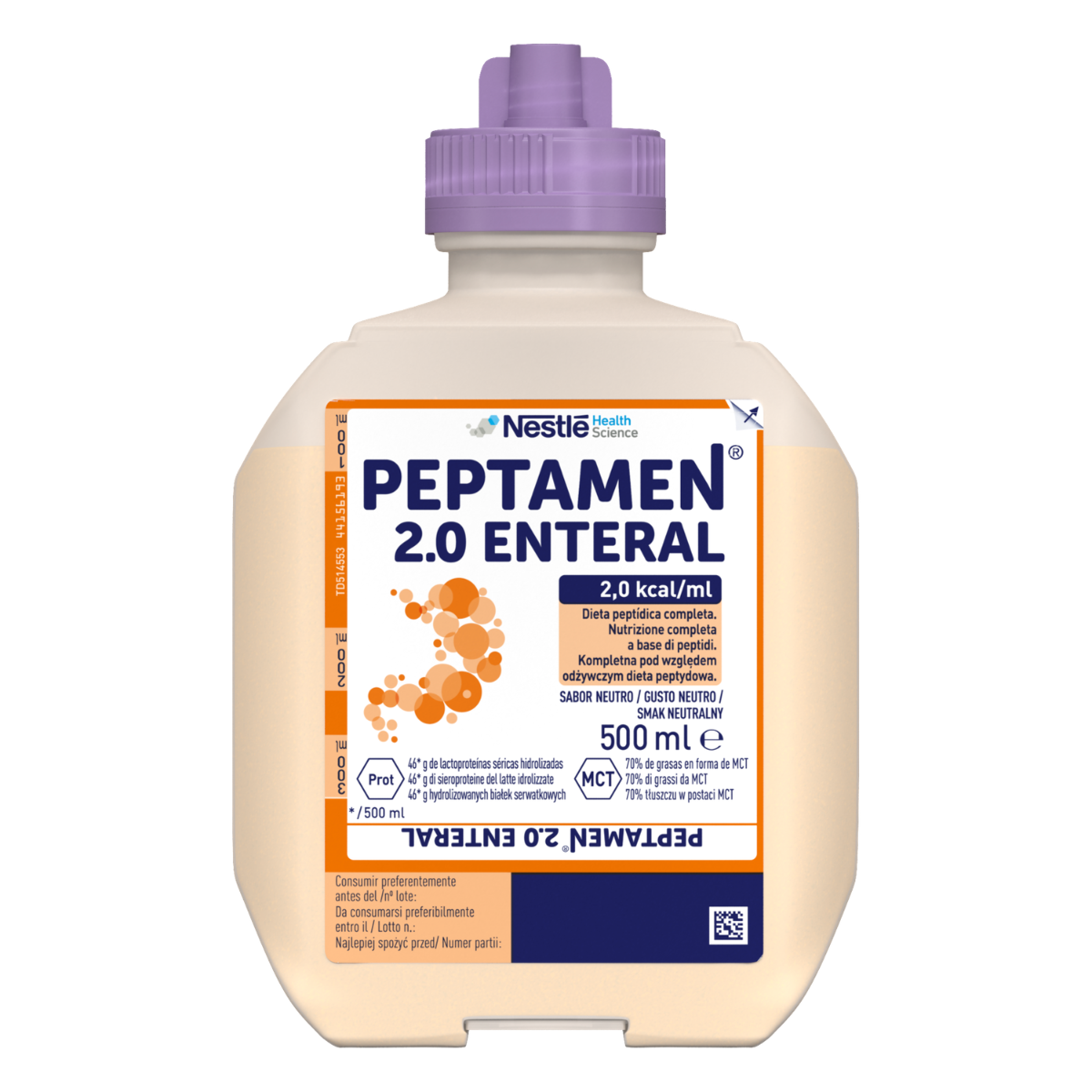 Enterālais maisījums Nestlé PEPTAMEN 2.0 ENTERAL, 500ml