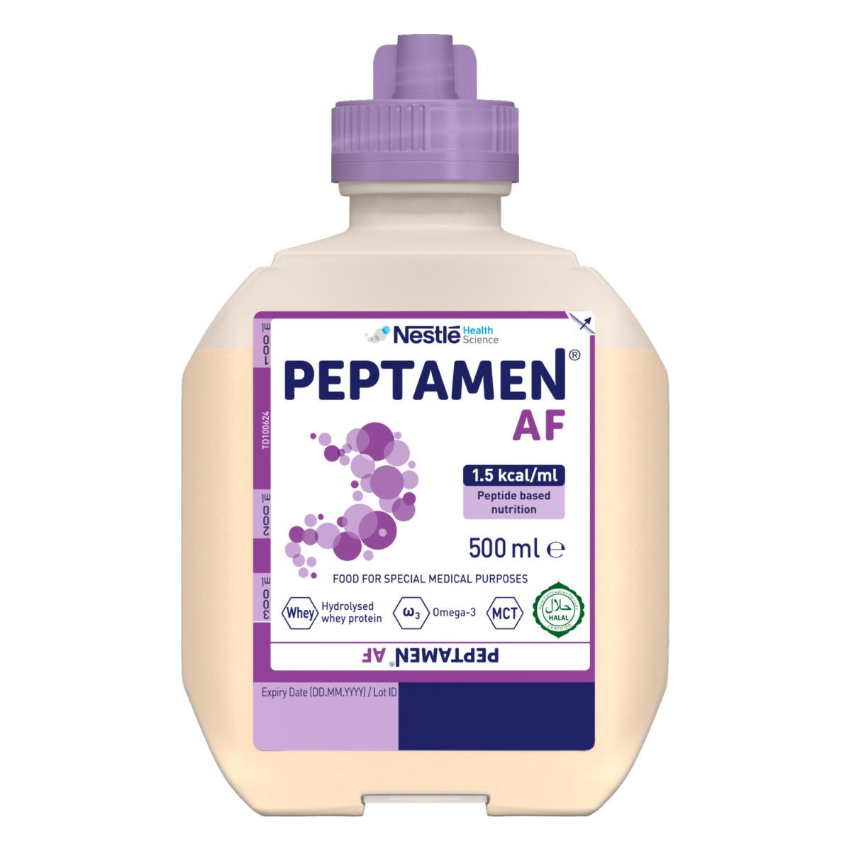 Enterālais maisījums Nestlé PEPTAMEN AF, 500ml