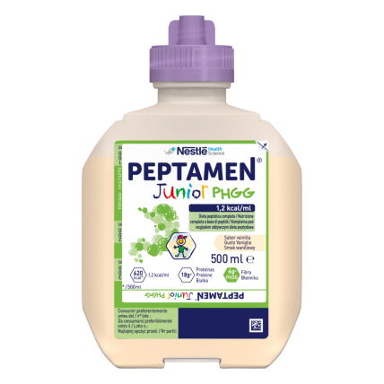 Enterālais maisījums Nestlé PEPTAMEN JUNIOR PHGG, 500ml Enterālais maisījums Nestlé PEPTAMEN JUNIOR PHGG, 500ml