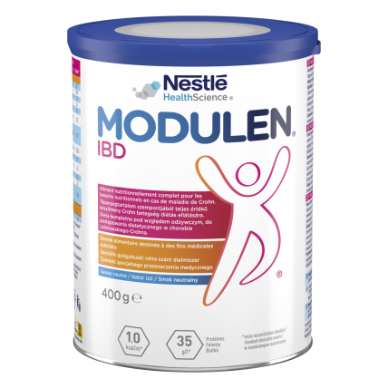 Neitrālas garšas pulveris Nestlé MODULEN IBD, 400g