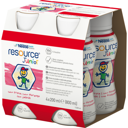 Papilduztura dzēriens Nestlé RESOURCE JUNIOR, 4 x 200 ml