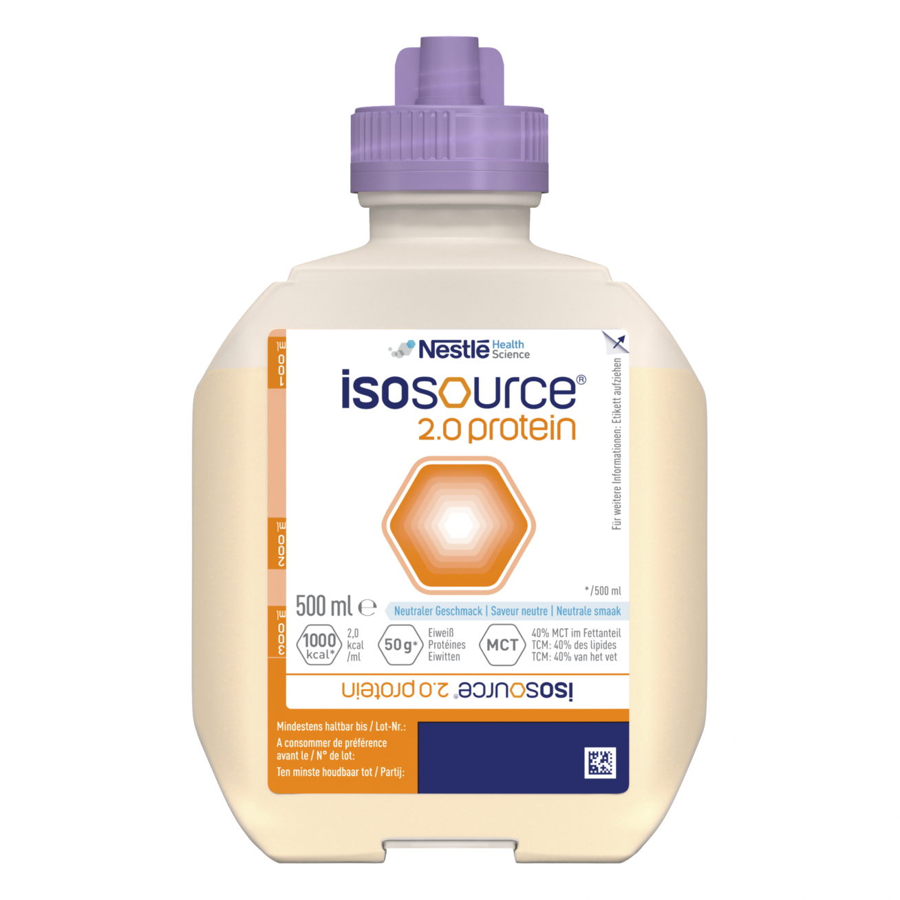Enterālais maisījums Nestlé ISOSOURCE 2.0 PROTEIN, 500 ml