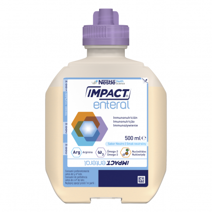 Enterālais maisījums Nestlé IMPACT ENTERAL, 500 ml Enterālais maisījums Nestlé IMPACT ENTERAL, 500 ml